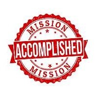 Mission Accomplished Stamp